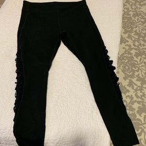 Fabletics leggings with mesh side panel